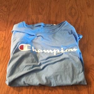 Blue champion tee